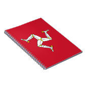 Notebook with Isle of Man Flag, United Kingdom Notizblock (Rechte Seite)