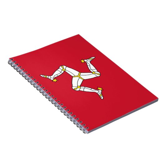 Notebook with Isle of Man Flag, United Kingdom Notizblock (Rechte Seite)