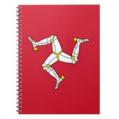 Notebook with Isle of Man Flag, United Kingdom Notizblock (Vorderseite)