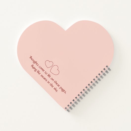 Notebook with swans notizblock (Rückseite)