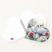 Notebook with swans notizblock (Innenseite)