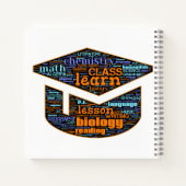 Notebook - Word Cloud Notizblock (Rückseite)