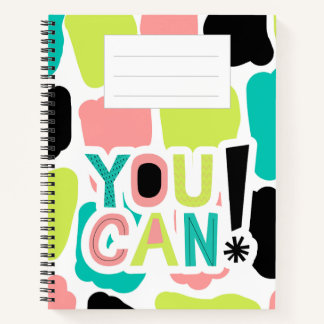 Notebook "You can do it" Notizblock