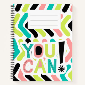 Notebook "You Can"! Notizblock
