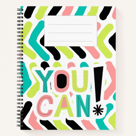 Notebook "You Can"! Notizblock (Vorderseite)