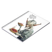 Notebook. Your favorite recipes are here! Notizblock (Linke Seite)