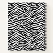 Notebook-Zebra Print Notizblock (Rückseite)
