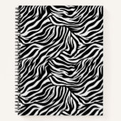 Notebook-Zebra Print Notizblock (Vorderseite)