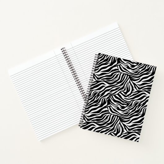 Notebook-Zebra Print Notizblock (Innenseite)