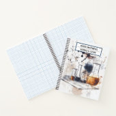 Notebook zum Thema Wissenschaft und Chemie Notizblock (Innenseite)