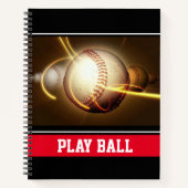 NotebookBaseball Notizblock (Vorderseite)