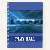 NotebookBaseball Notizblock (Vorderseite)