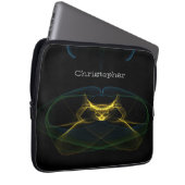 Notebookcase - Fraktal-Alien Laptopschutzhülle (Vorne Rechts)