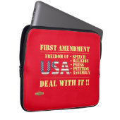 Notebookgehäuse "ERSTE ÄNDERUNG" Laptopschutzhülle (Vorne Rechts)