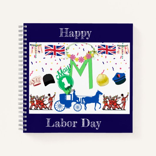 Notebooks - Arbeitszeitthema Notizblock (Vorderseite)