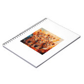 Notebooks - Artwork mit fünf Löwen-Hubs Notizblock (Linke Seite)