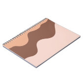 Notebooks, braun, Monogramm, Aquarell, hübsch, Cre Notizblock (Linke Seite)