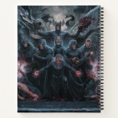 Notebooks Dark Art Reihe 1 02 Notizblock (Rückseite)