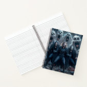 Notebooks Dark Art Reihe 1 02 Notizblock (Innenseite)