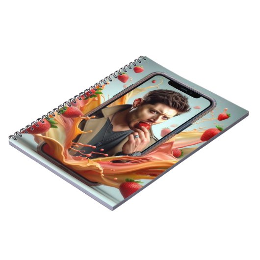 Notebooks Dean con fragole Notizblock (Linke Seite)