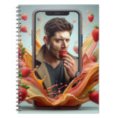 Notebooks Dean con fragole Notizblock (Vorderseite)
