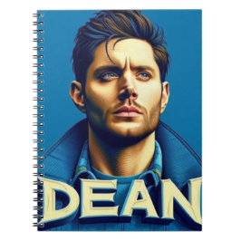 Notebooks Dean su fondo blu Notizblock