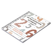 Notebooks für Schulen - Personalisiert Notizblock (Linke Seite)