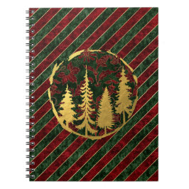 Notebooks für Weihnachtswälder Notizblock