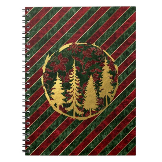 Notebooks für Weihnachtswälder Notizblock (Vorderseite)