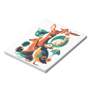 Notebooks für Wildtiere V.13 Notizblock