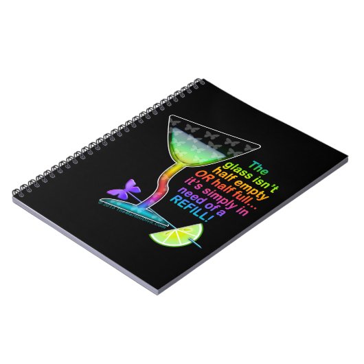 NOTEBOOKS - GLAS HALB VOLL NOTIZBLOCK (Linke Seite)