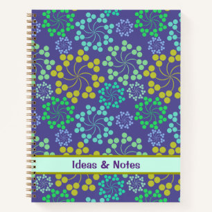 Notebooks mit abstrakten Circuit-Formen Notizblock