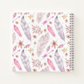 Notebooks mit Bohemischer Rezept Notizblock (Rückseite)