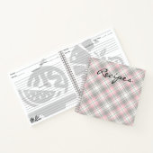 Notebooks mit karierter Rezept Notizblock (Innenseite)
