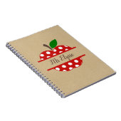 Notebooks mit Kraft-Lehrer - Apple Split Notizblock (Rechte Seite)