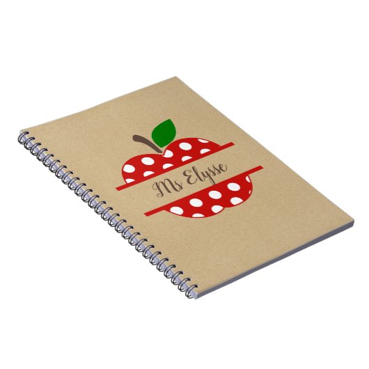 Notebooks mit Kraft-Lehrer - Apple Split Notizblock (Rechte Seite)