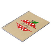 Notebooks mit Kraft-Lehrer - Apple Split Notizblock (Linke Seite)