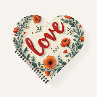 Notebooks mit Liebe Notizblock