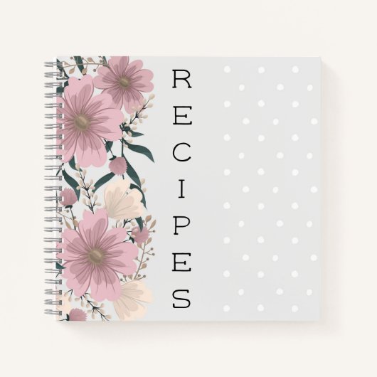 Notebooks mit Personalisierter Blumenrezeptur Notizblock (Vorderseite)