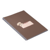 Notebooks mit Poodle-Zusammensetzung Notizblock (Rechte Seite)