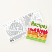 Notebooks mit realistischen Cake-Recips Notizblock (Innenseite)
