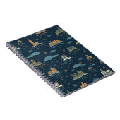 Notebooks mit Vintage-Reisedesign Notizblock (Rechte Seite)