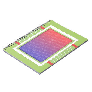 Notebooks mit weißem Polka-Dot Notizblock