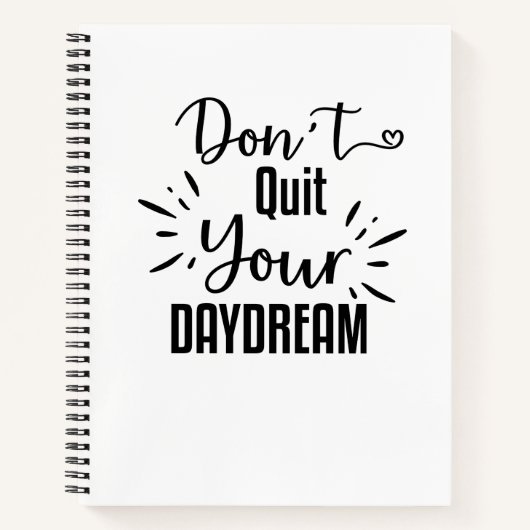 Notebooks - Stoppt nicht den Traum des Tages! Notizblock (Vorderseite)