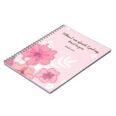 Notebooks with the text of the year 2024 notizblock (Linke Seite)