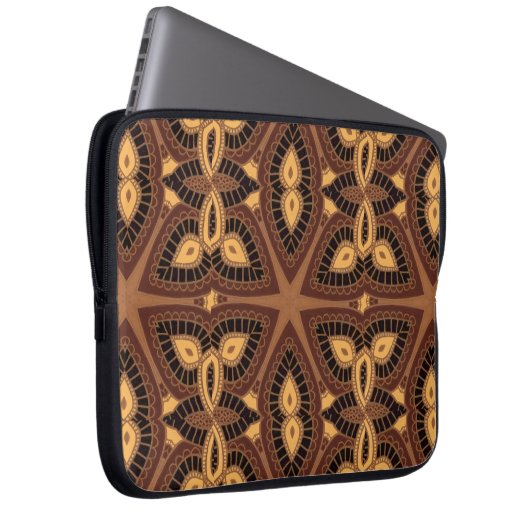 Notebookschlauch Tribal Geometric Laptopschutzhülle (Vorne Rechts)