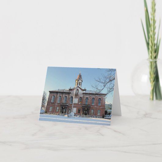 Notecard - 1820 Courthouse Plymouth MA Karte (Vorderseite)