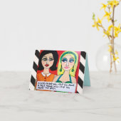 NOTECARD-A GUTER FREUND HILFT IHNEN UMZUZIEHEN KARTE (Gelbe Blume)