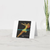 NOTECARD-A HÜBSCHES GESICHT WIRD, EIN NETTER KARTE (Rückseite)