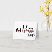 Notecard adoptiert karte (Gelbe Blume)